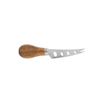 Tagliere per formaggi in legno di acacia con forchettone e coltello color legno scuro quinta vista