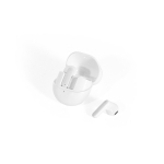 Cuffiette wireless in ABS riciclato con BT5.3 e circa 12h di autonomia color bianco quarta vista