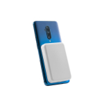 Powerbank magnetico in rABS da 10.000mAh con caricatore wireless 15W color bianco terza vista