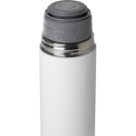 Termos in acciaio inox riciclato con tappo che diventa una tazza 750ml color bianco terza vista