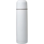 Termos in acciaio inox riciclato con tappo che diventa una tazza 750ml color bianco seconda vista frontale