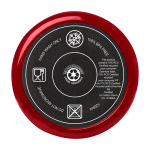 Tazza termica con cannuccia a doppia parete in acciaio e plastica 1,2l color rosso terza vista