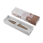 Penna in metallo Parker Jotter SE Global Icons con inchiostro blu color bronzo