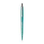Penna in metallo Parker Jotter SE Global Icons con inchiostro blu seconda vista frontale