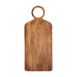 Tagliere fatto a mano con la radice di un albero di teak color legno