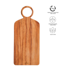 Tagliere fatto a mano con la radice di un albero di teak color legno seconda vista