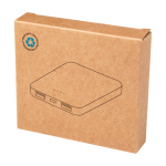 Powerbank in plastica riciclata sottile ed elegante da 5.000 mAh seconda vista con scatola