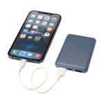 Powerbank in plastica riciclata sottile ed elegante da 5.000 mAh terza vista