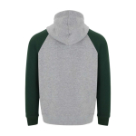 Felpa bicolore per bambini con cappuccio 280 g/m2 Roly Badet color verde bottiglia seconda vista posteriore