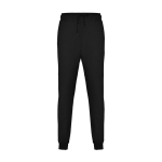 Pantaloni sportivi per bambini in cotone e poliestere 280 g/m² Roly color nero