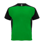 T-shirt sportiva per bambini a maniche corte 140g/m2 Roly Bugatti color verde tropicale