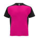 T-shirt sportiva per bambini a maniche corte 140g/m2 Roly Bugatti color fucsia
