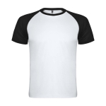 T-shirt sportiva bambino maniche corte 140g/m2 Roly Indianápolis color nero
