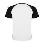 T-shirt sportiva bambino maniche corte 140g/m2 Roly Indianápolis color nero seconda vista posteriore