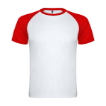 T-shirt sportiva bambino maniche corte 140g/m2 Roly Indianápolis color rosso