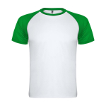 T-shirt sportiva bambino maniche corte 140g/m2 Roly Indianápolis color verde