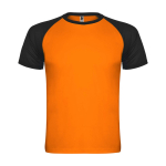 T-shirt sportiva bambino maniche corte 140g/m2 Roly Indianápolis color arancione