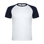 T-shirt sportiva bambino maniche corte 140g/m2 Roly Indianápolis color blu mare