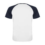 T-shirt sportiva bambino maniche corte 140g/m2 Roly Indianápolis color blu mare seconda vista posteriore