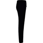 Pantaloni regular fit unisex in cotone e poliestere da 280g/m² Roly color nero seconda vista con laterale