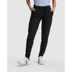 Pantaloni sportivi da donna in cotone e poliestere da 280 g/m² Roly color nero immagine stile di vita