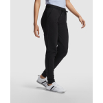 Pantaloni sportivi da donna in cotone e poliestere da 280 g/m² Roly color nero immagine stile di vita 2