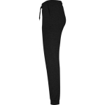Pantaloni sportivi da donna in cotone e poliestere da 280 g/m² Roly color nero vista laterale