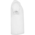Maglietta da uomo a maniche corte in cotone da 165 g/m² Roly color bianco seconda vista con laterale