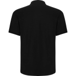 Polo unisex con taschino in piqué di cotone e poliestere 190g/m² Roly color nero seconda vista posteriore