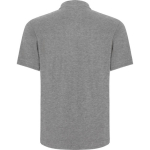 Polo unisex con taschino in piqué di cotone e poliestere 190g/m² Roly color grigio chiaro jensato seconda vista posteriore