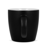 Tazza in ceramica con finitura opaca in vari colori 350ml color nero terza vista