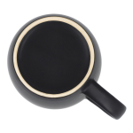Tazza in ceramica con finitura opaca in vari colori 350ml color nero sesta vista