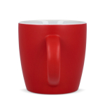 Tazza in ceramica con finitura opaca in vari colori 350ml color rosso terza vista