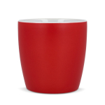 Tazza in ceramica con finitura opaca in vari colori 350ml color rosso quarta vista