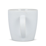 Tazza in ceramica con finitura opaca in vari colori 350ml color bianco terza vista
