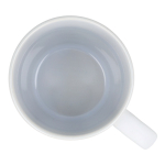 Tazza in ceramica con finitura opaca in vari colori 350ml color bianco quinta vista
