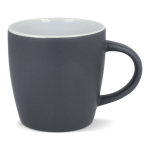 Tazza in ceramica con finitura opaca in vari colori 350ml color grigio