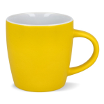 Tazza in ceramica con finitura opaca in vari colori 350ml color giallo