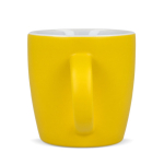 Tazza in ceramica con finitura opaca in vari colori 350ml color giallo terza vista