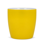 Tazza in ceramica con finitura opaca in vari colori 350ml color giallo quarta vista