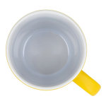 Tazza in ceramica con finitura opaca in vari colori 350ml color giallo quinta vista