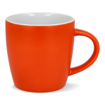 Tazza in ceramica con finitura opaca in vari colori 350ml color arancione