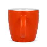 Tazza in ceramica con finitura opaca in vari colori 350ml color arancione terza vista