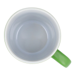 Tazza in ceramica con finitura opaca in vari colori 350ml color lime quinta vista