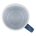 Tazza in ceramica con finitura opaca in vari colori 350ml color blu scuro quinta vista