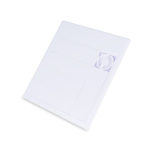 Rompicapo scorrevole in plastica riciclata formato compatto color bianco