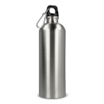 Borraccia in acciaio inox riciclato metallizzata da 750ml color argento
