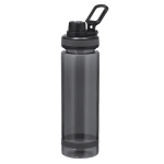 Borraccia traslucida opaca in rPET con tappo e piccolo manico 700ml color nero prima vista