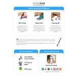Block notes A5 15 pagine neutre riutilizzabili e copertina flessibile