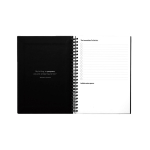 Taccuino riutilizzabile A5 con copertina rigida e scansione InfiniteBook, inchiostro nero color nero prima vista